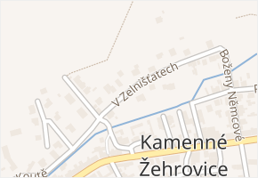 V Zelnišťatech v obci Kamenné Žehrovice - mapa ulice