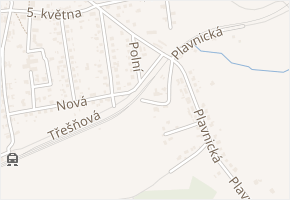 Plavnická v obci Kamenný Újezd - mapa ulice