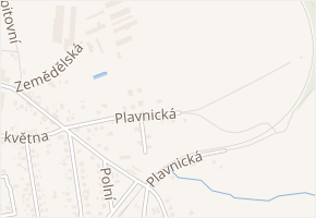 Plavská v obci Kamenný Újezd - mapa ulice
