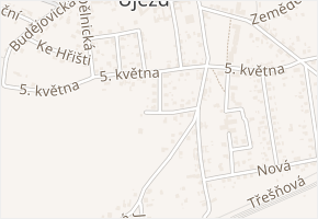Průběžná v obci Kamenný Újezd - mapa ulice