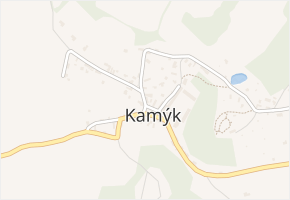 Kamýk v obci Kamýk - mapa části obce