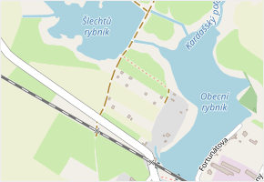 Na Zahrádkách v obci Kardašova Řečice - mapa ulice