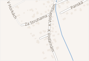K Vodárnám v obci Karlík - mapa ulice