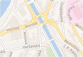 Bánskobystrická v obci Karlovy Vary - mapa ulice