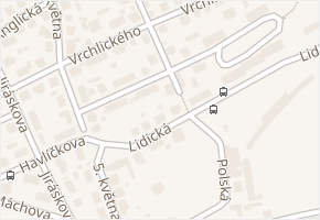 Boženy Němcové v obci Karlovy Vary - mapa ulice