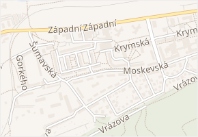 Budovatelů v obci Karlovy Vary - mapa ulice
