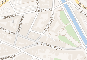 Bulharská v obci Karlovy Vary - mapa ulice
