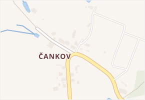 Čankov v obci Karlovy Vary - mapa části obce