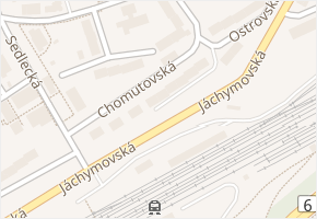 Chomutovská v obci Karlovy Vary - mapa ulice