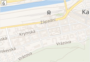 Dr. Janatky v obci Karlovy Vary - mapa ulice