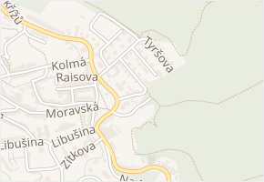 Fügnerova v obci Karlovy Vary - mapa ulice