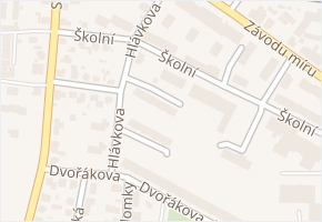 Hlávkova v obci Karlovy Vary - mapa ulice