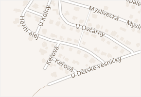 Horní alej v obci Karlovy Vary - mapa ulice