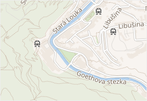 Husovo náměstí v obci Karlovy Vary - mapa ulice