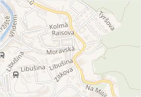 Hynaisova v obci Karlovy Vary - mapa ulice