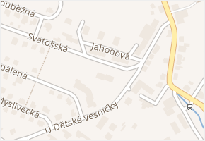 Jahodová v obci Karlovy Vary - mapa ulice