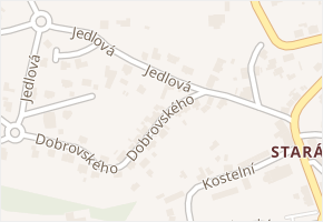 Jedlová v obci Karlovy Vary - mapa ulice