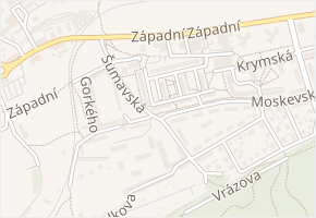 Jižní v obci Karlovy Vary - mapa ulice