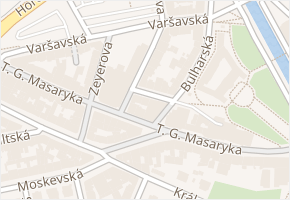 Jugoslávská v obci Karlovy Vary - mapa ulice