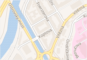 K. Čapka v obci Karlovy Vary - mapa ulice