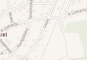 K Linhartu v obci Karlovy Vary - mapa ulice
