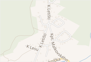 K Výhledu v obci Karlovy Vary - mapa ulice