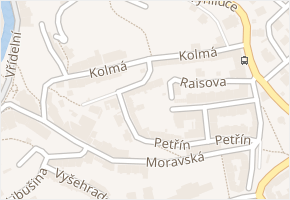 Kolmá v obci Karlovy Vary - mapa ulice