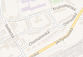 Krušnohorská v obci Karlovy Vary - mapa ulice