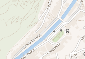 Luční vrch v obci Karlovy Vary - mapa ulice