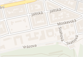 Moskevská v obci Karlovy Vary - mapa ulice