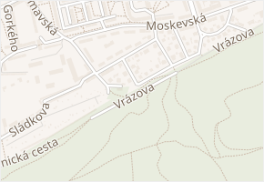 Myslbekova v obci Karlovy Vary - mapa ulice