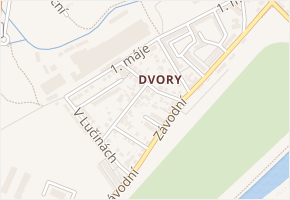 Na Průhoně v obci Karlovy Vary - mapa ulice