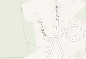Na Vrchu v obci Karlovy Vary - mapa ulice