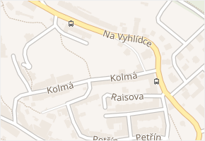 Na Vyhlídce v obci Karlovy Vary - mapa ulice