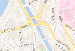 nábřeží Jana Palacha v obci Karlovy Vary - mapa ulice