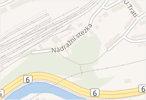 Nádražní stezka v obci Karlovy Vary - mapa ulice