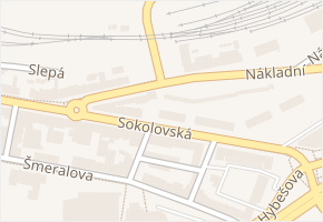 Nákladní v obci Karlovy Vary - mapa ulice