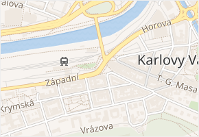 nám. Republiky v obci Karlovy Vary - mapa ulice