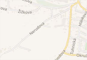Nerudova v obci Karlovy Vary - mapa ulice