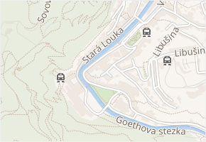 Nová louka v obci Karlovy Vary - mapa ulice