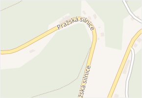 Pražská silnice v obci Karlovy Vary - mapa ulice