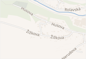 Rokycanova v obci Karlovy Vary - mapa ulice