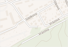 Sládkova v obci Karlovy Vary - mapa ulice