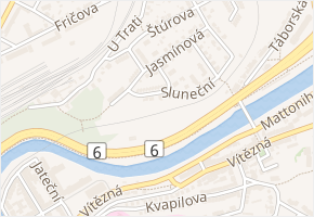 Sluneční v obci Karlovy Vary - mapa ulice