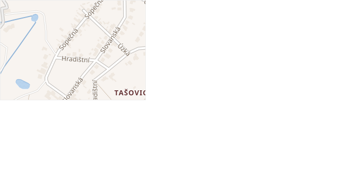 Sopečná v obci Karlovy Vary - mapa ulice