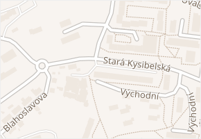 Stará Kysibelská v obci Karlovy Vary - mapa ulice
