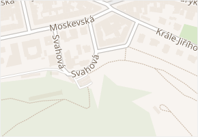 Svahová v obci Karlovy Vary - mapa ulice