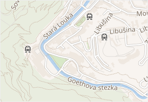 Tylova v obci Karlovy Vary - mapa ulice