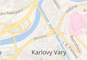 U Solivárny v obci Karlovy Vary - mapa ulice