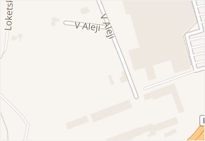 V Aleji v obci Karlovy Vary - mapa ulice